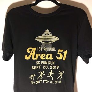 New Custom Area 51 Fun Run T-Shirt